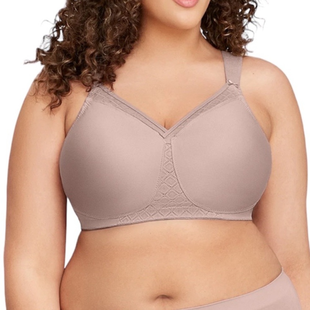 - Glamorise 42F MagicLift Seamless Support T-Shirt Bra! NEW!